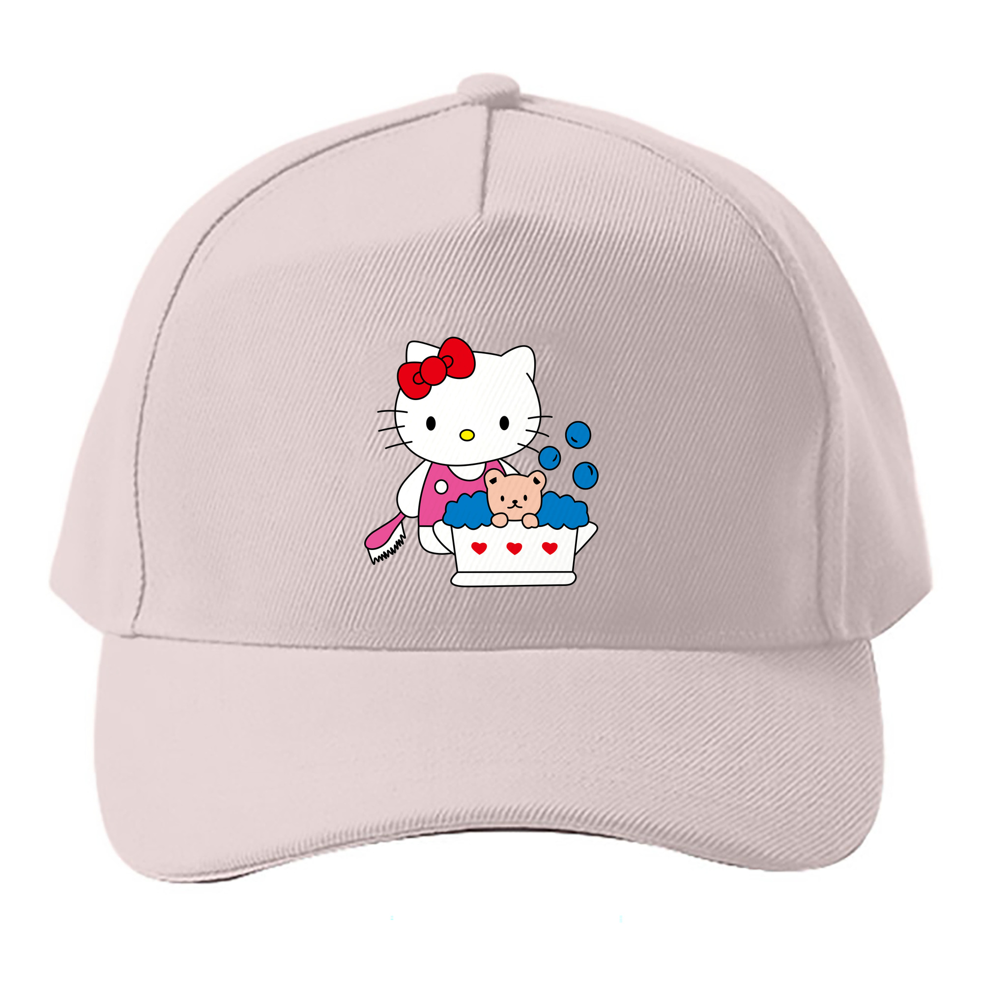 （画像用） Hello Kitty ハローキティ ベースボールキャップ 綿100％ 男女兼用 帽子 スポーツ